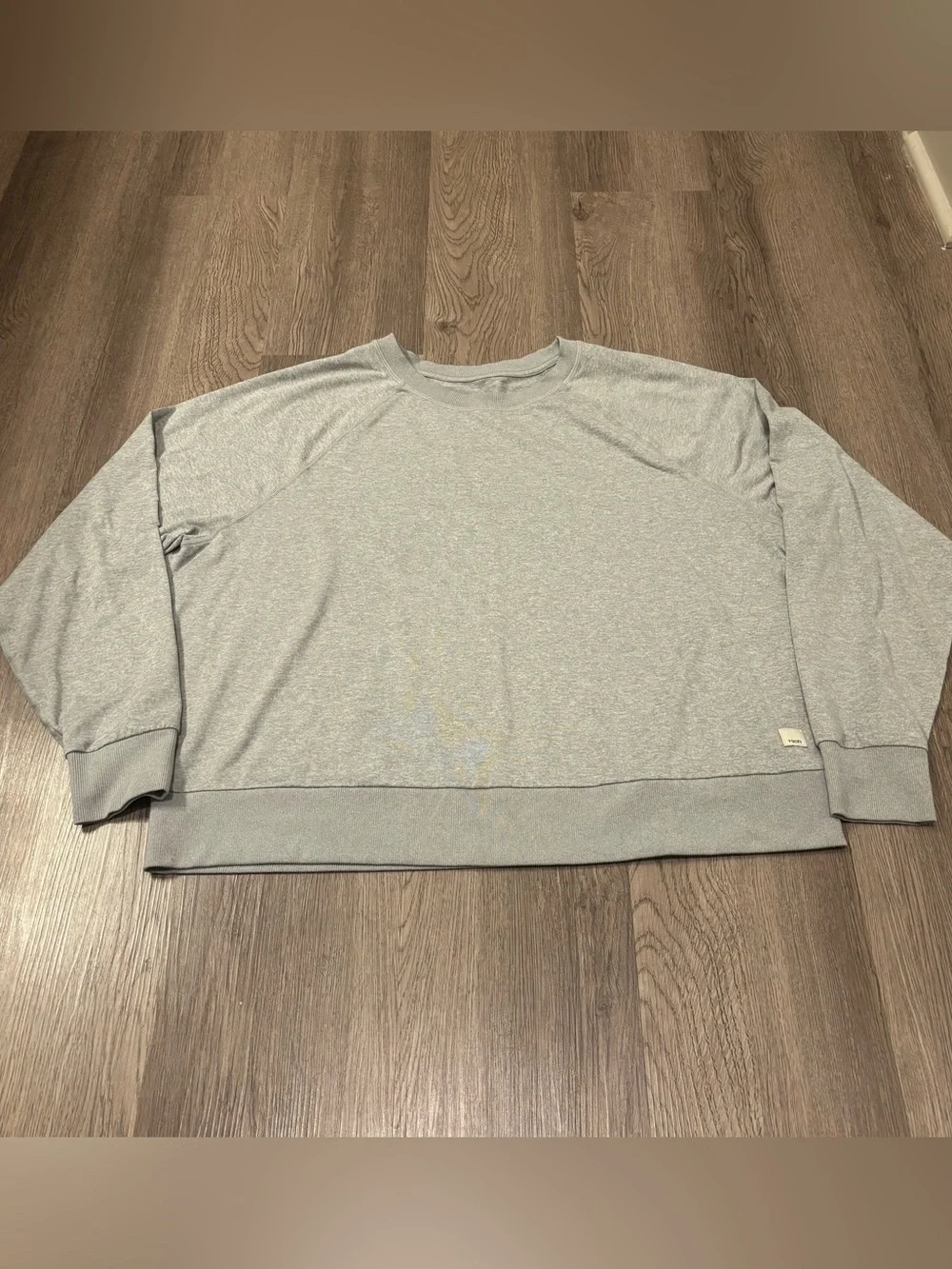 Vuori Halo Crew Long Sleeve VW241 Gray Women’s XL Performance Pullover